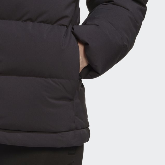 Chaqueta De Plumón Con Capucha Adidas Helionic Negra
