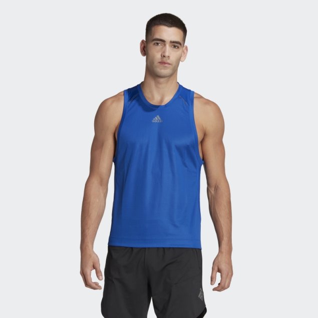 Camiseta De Entrenamiento Hiit Spin Azul Royal Adidas