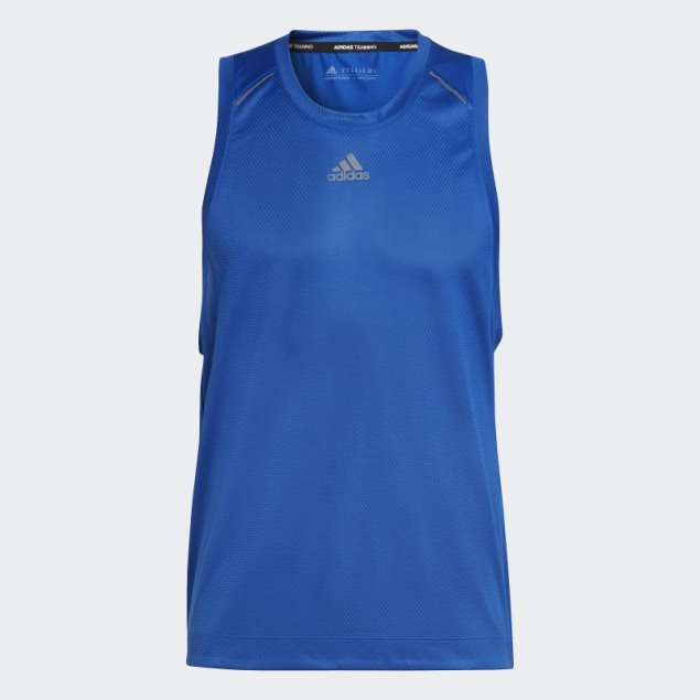 Camiseta De Entrenamiento Hiit Spin Azul Royal Adidas