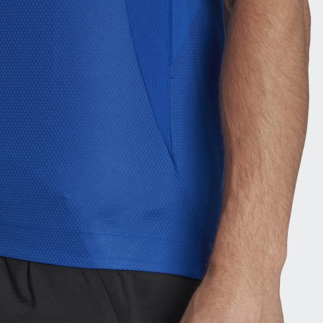 Camiseta De Entrenamiento Hiit Spin Azul Royal Adidas