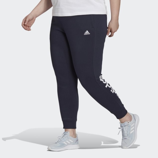Pantalones Con Logo De Rizo Francés Esenciales (tallas Grandes) Tinta Adidas