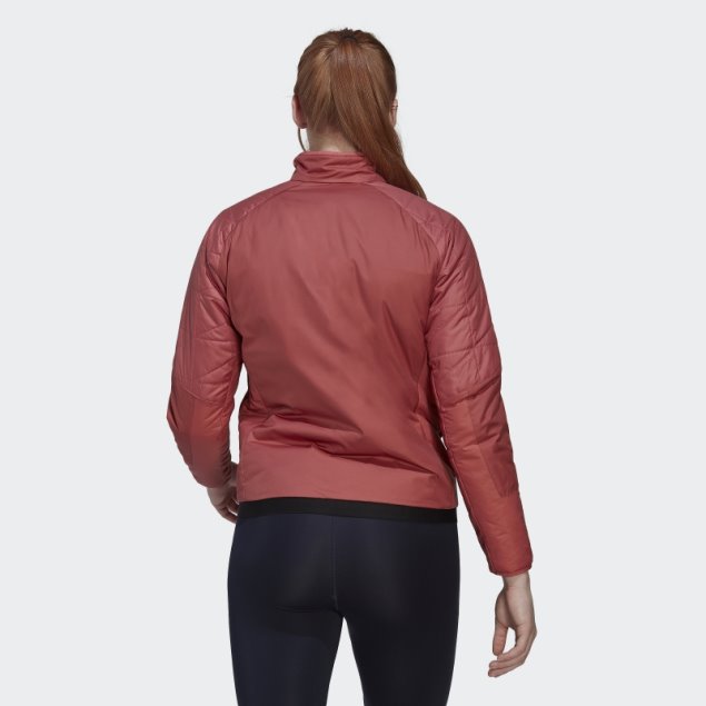 Adidas Terrex Chaqueta Con Aislamiento Multisintético Rojo