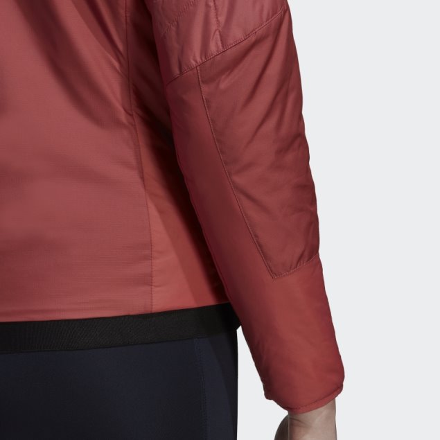 Adidas Terrex Chaqueta Con Aislamiento Multisintético Rojo