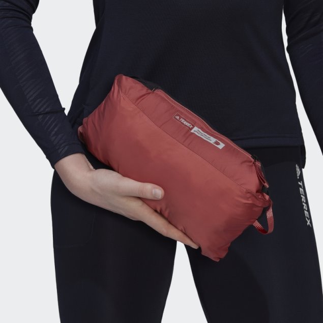 Adidas Terrex Chaqueta Con Aislamiento Multisintético Rojo