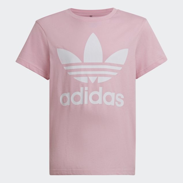 Camiseta Trefoil Rosa Adidas