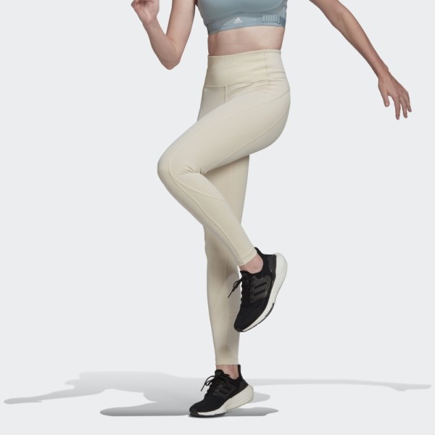 Mallas De Entrenamiento Hyperglam Blanco Adidas