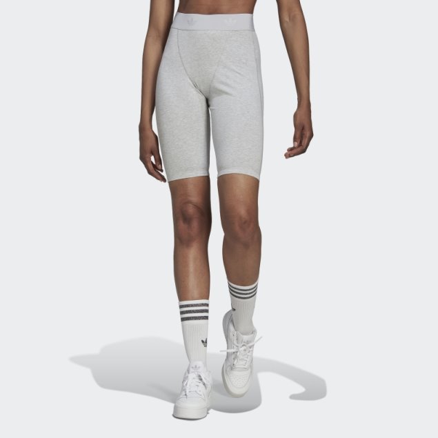 Bike Loungewear Leggings Gris Claro Jaspeado Adidas
