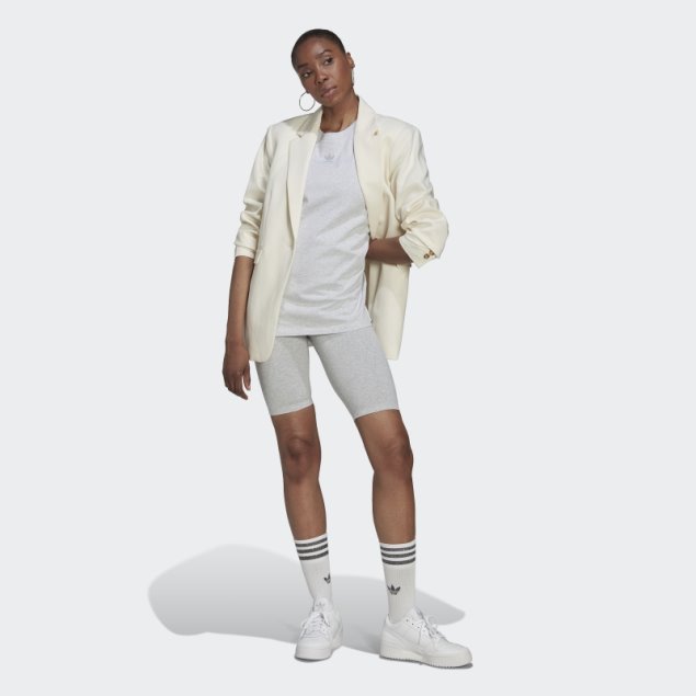 Bike Loungewear Leggings Gris Claro Jaspeado Adidas