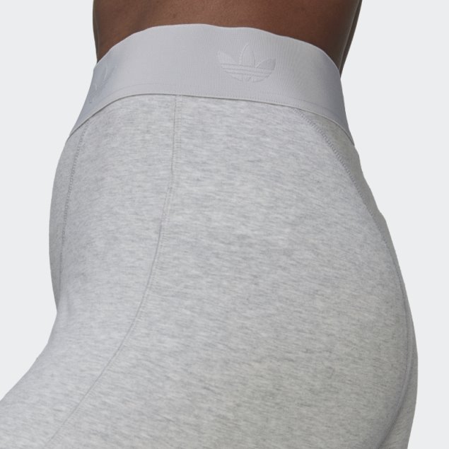 Bike Loungewear Leggings Gris Claro Jaspeado Adidas