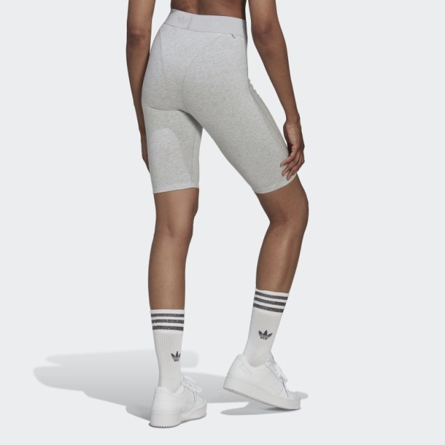 Bike Loungewear Leggings Adidas Gris Claro Jaspeado