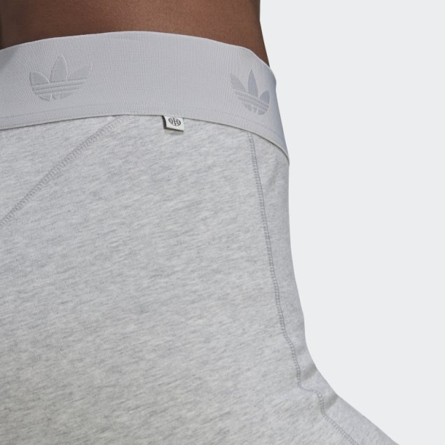 Bike Loungewear Leggings Adidas Gris Claro Jaspeado