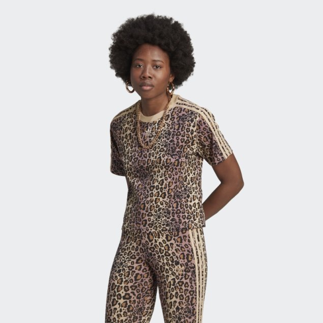 Camiseta Negra Con Estampado Adidas