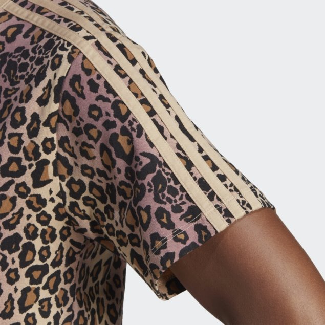 Camiseta Negra Con Estampado Adidas