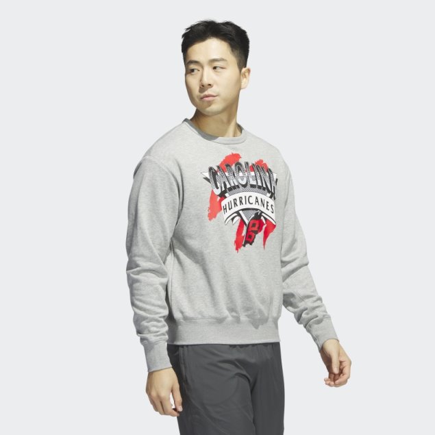 Sudadera Adidas Vintage Hurricanes En Gris Medio