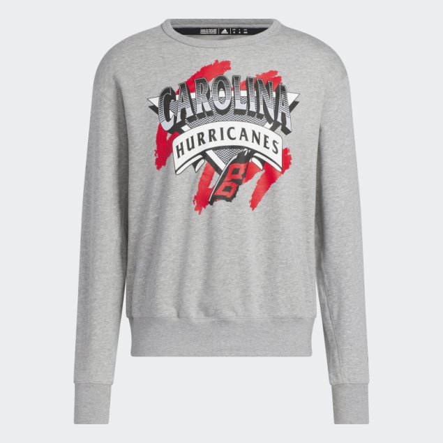 Sudadera Adidas Vintage Hurricanes En Gris Medio