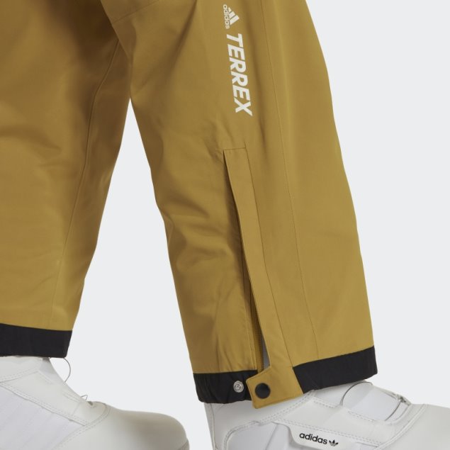 Pantalones De Chándal Elásticos Con Aislamiento De Dos Capas Adidas Resort Verde Oliva