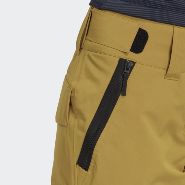 Pantalones De Chándal Elásticos Con Aislamiento De Dos Capas Adidas Resort Verde Oliva