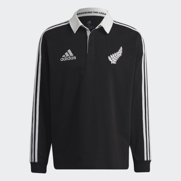 Polo Adidas Negro All Blacks Rugby Heritage