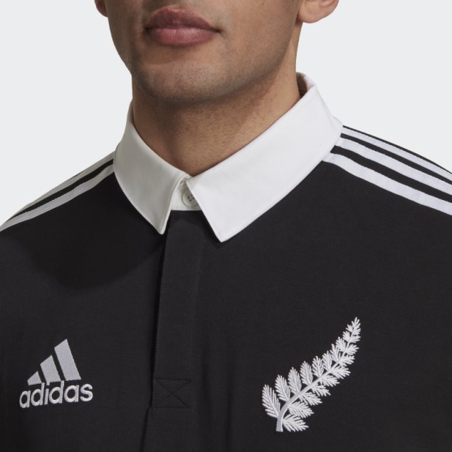 Polo Adidas Negro All Blacks Rugby Heritage