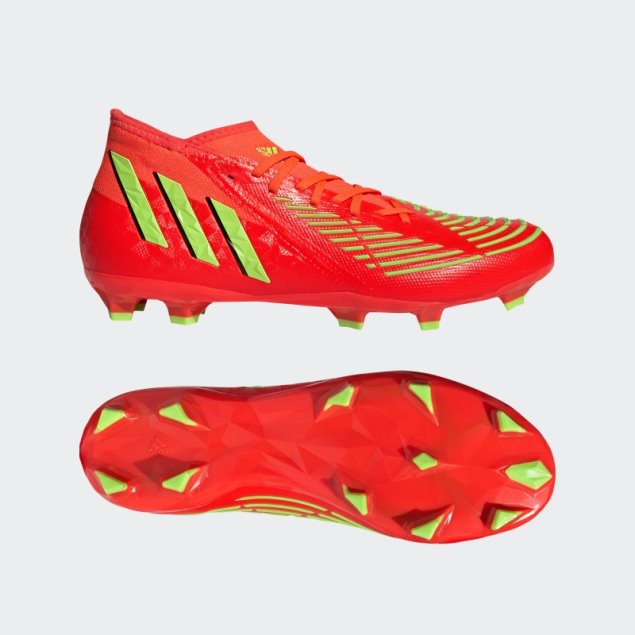 Rojo Adidas Predator Edge.2 Tacos Para Terreno Firme