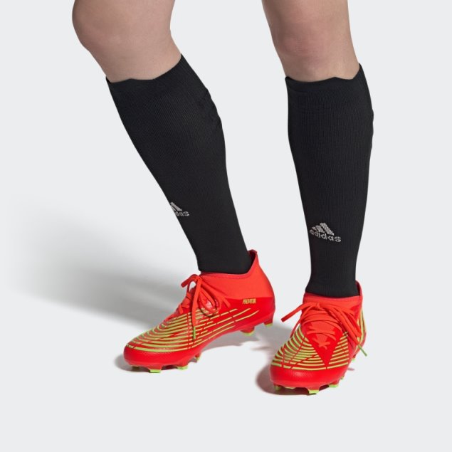 Rojo Adidas Predator Edge.2 Tacos Para Terreno Firme