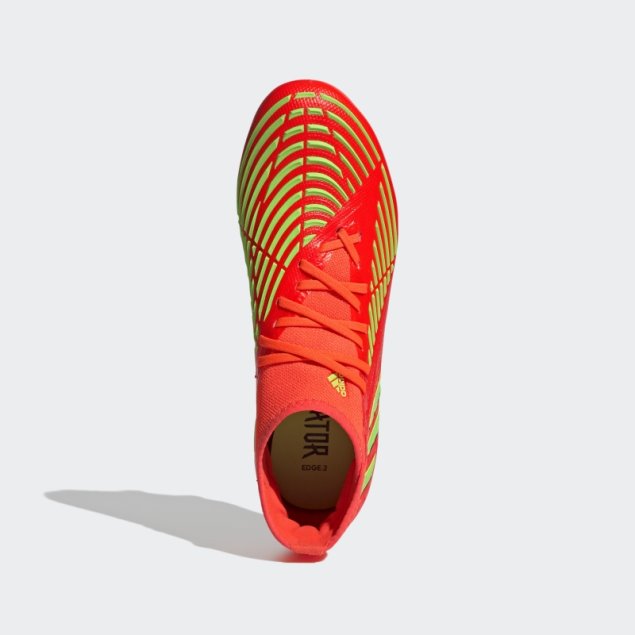Rojo Adidas Predator Edge.2 Tacos Para Terreno Firme