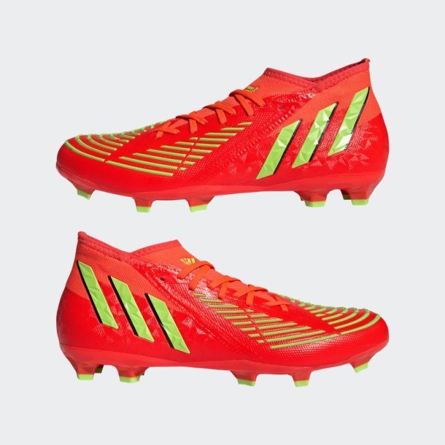 Rojo Adidas Predator Edge.2 Tacos Para Terreno Firme