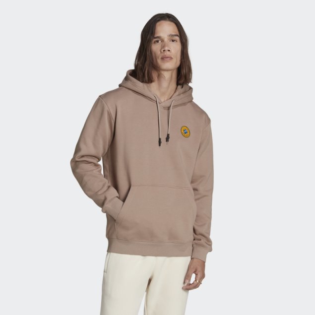 Adidas Sudadera Con Capucha Wander Hour Marrón Calcáreo