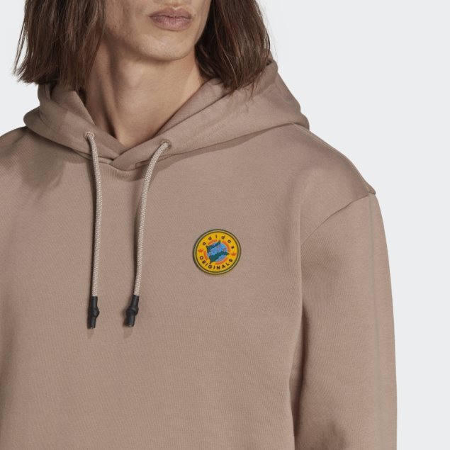 Adidas Sudadera Con Capucha Wander Hour Marrón Calcáreo