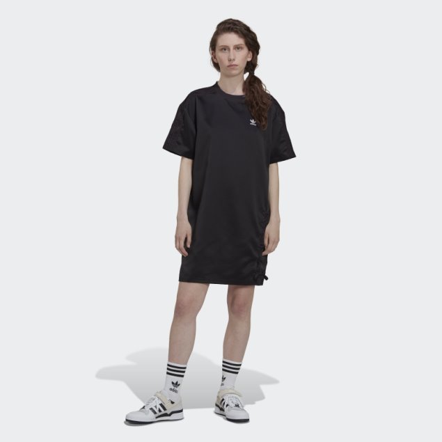 Vestido Adidas Forever Original Con Cordones Negro