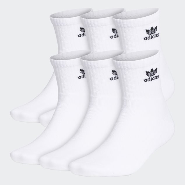 Calcetines Blancos Trifolio 6 Pares Adidas