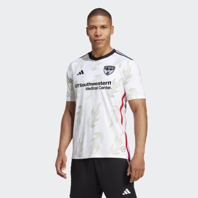 Camiseta Fc Dallas 23/24 Segunda Equipación Blanco Adidas