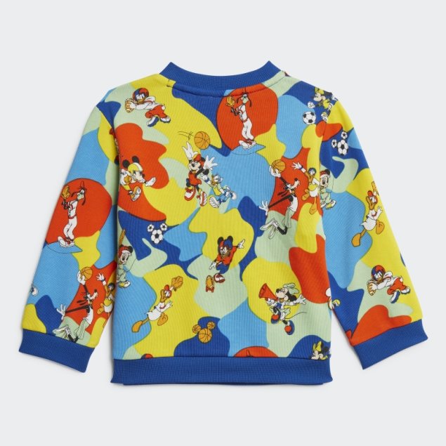 Adidas X Disney Mickey Mouse Conjunto Jogger Azul Real Moda