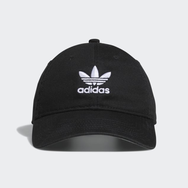 Adidas Gorra Holgada Con Lavado Negro