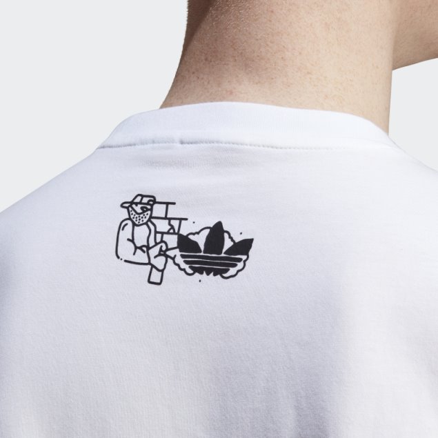 Gráficos Blancos Hack The Elite Camiseta Adidas