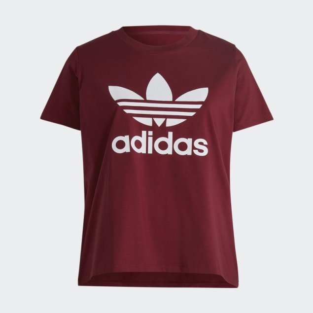Adidas Adicolor Classics Trefoil Camiseta (talla Grande) Rojo