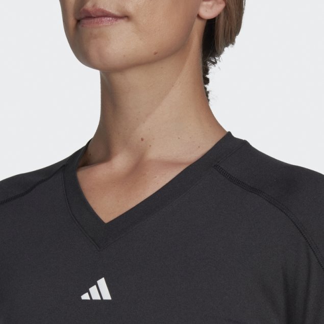 Adidas Aeroready Train Essentials Minimal Branding Camiseta Con Cuello En V