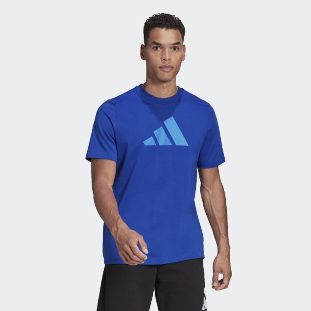 Camiseta Con El Logo De Los Iconos Del Futuro Adidas Azul Real