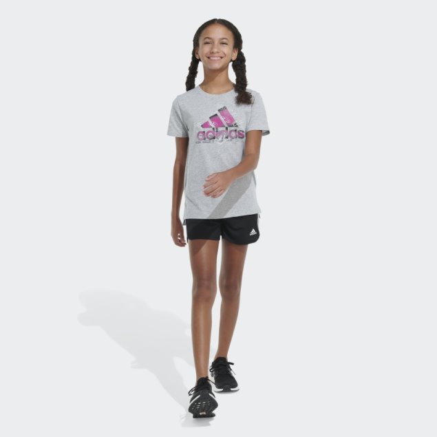 Camiseta Adidas Heather Ventilada Gris Medio