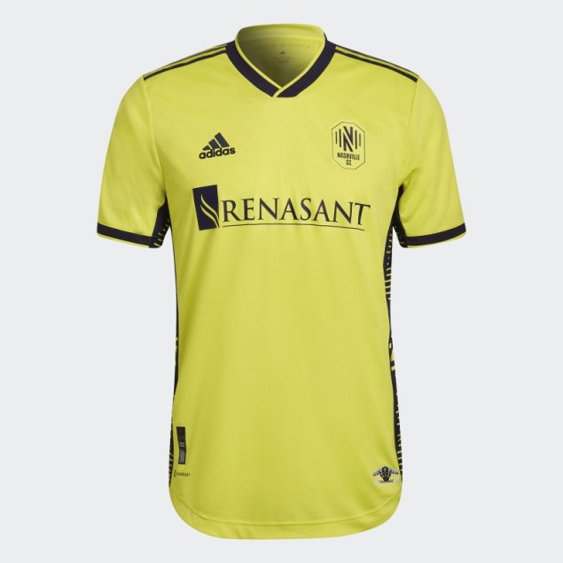 Camiseta Primera Equipación Nashville Sc 22/23 Amarillo Shock Adidas Adidas