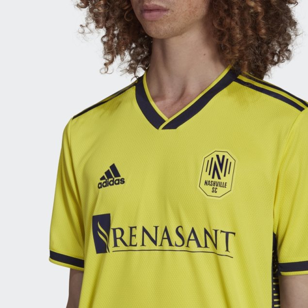 Camiseta Primera Equipación Nashville Sc 22/23 Amarillo Shock Adidas Adidas