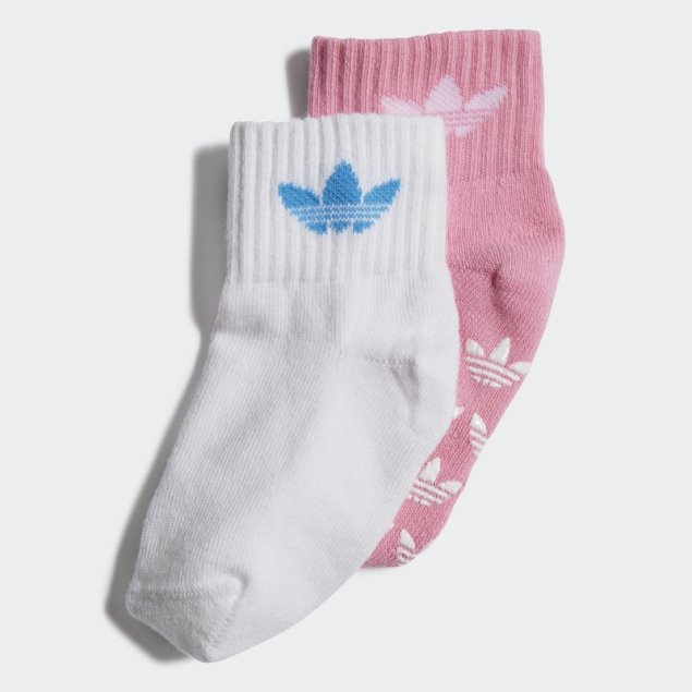 Calcetines Antideslizantes 2 Pares Rosa Adidas