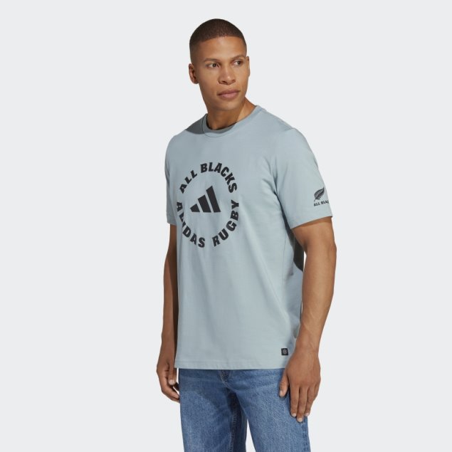 Camiseta All Blacks Rugby Supporters Adidas Gris