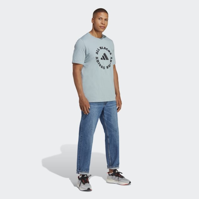 Camiseta All Blacks Rugby Supporters Adidas Gris