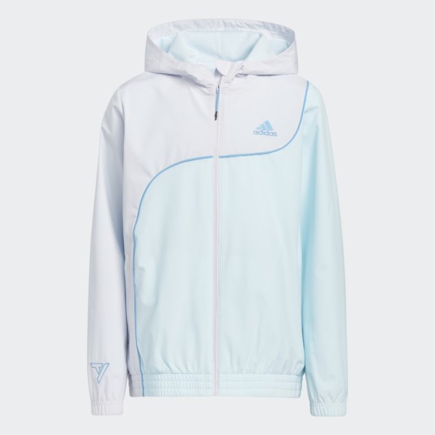 Chaqueta Adidas Para Niños Grandes Trae Young Dash Gris