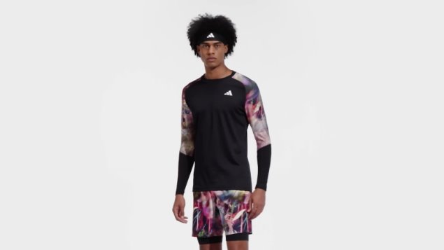 Adidas Melbourne Tennis Heat.rdy Camiseta De Manga Larga Multicolor