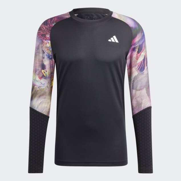 Adidas Melbourne Tennis Heat.rdy Camiseta De Manga Larga Multicolor