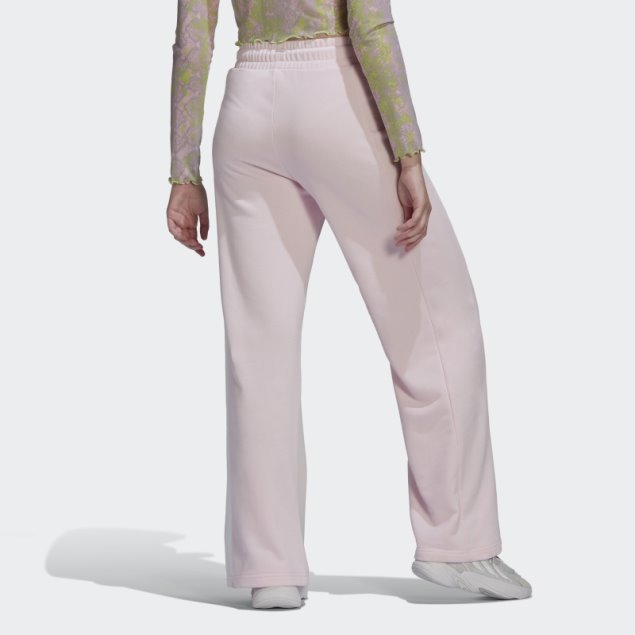 Pantalon Ancho Rosa Adidas