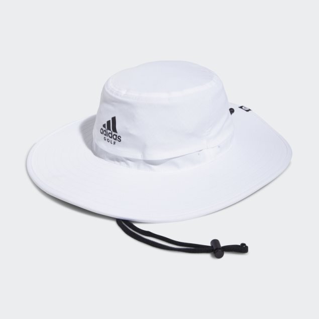 Adidas Gorra De Golf De Ala Ancha Blanca