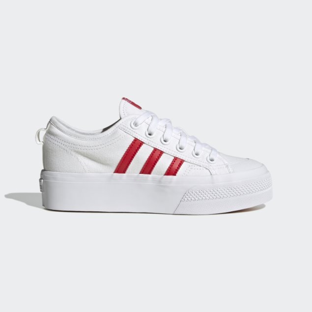 Adidas Nizza Plataforma Zapatos Escarlata